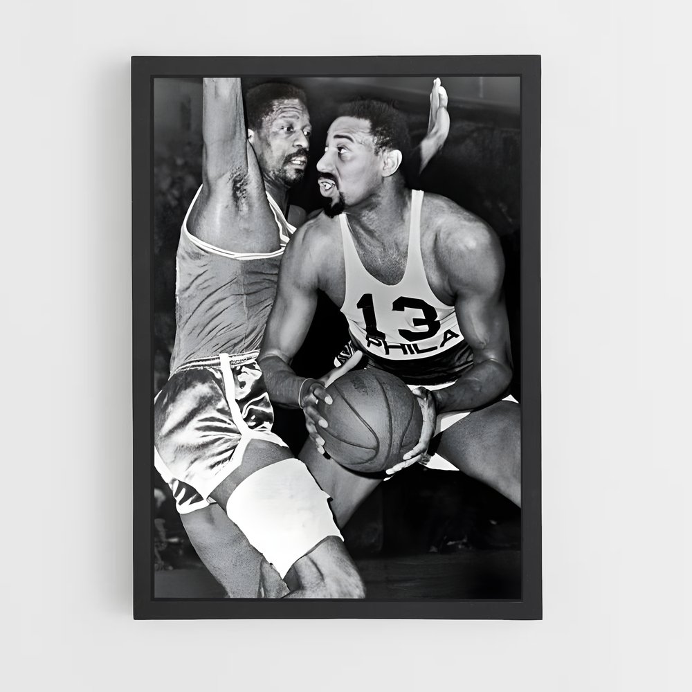 Poster Wilt chamberlain Nets – affiche Basketball (vue 2)